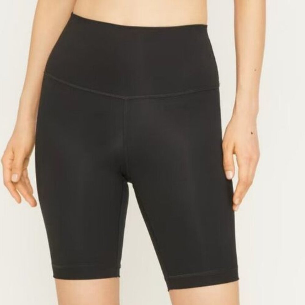 Everlane The Perform High Rise Bike Workout Athleisure Short Black XS